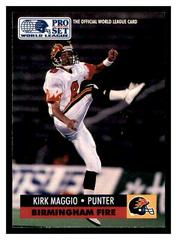Kirk Maggio Football Cards 1991 Pro Set Wlaf Prices