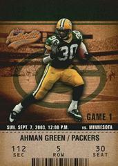 Ahman Green #98 Football Cards 2003 Fleer Authentix Prices