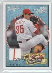 Cole Hamels Baseball Cards 2008 Upper Deck Baseball Heroes Prices