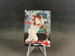 Rafael Devers [Prospects Black Shimmer Refractor] Baseball Cards 2017 Bowman Chrome Mini Prices