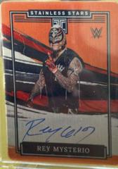 Rey Mysterio [Orange] Wrestling Cards 2022 Panini Impeccable WWE Stainless Stars Autographs Prices