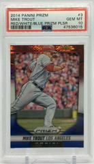 Mike Trout [Red White & Blue Prizm Pulsar] Baseball Cards 2014 Panini Prizm Prices