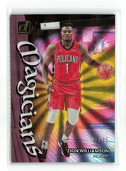 Zion Williamson [Yellow Laser] #8 Basketball Cards 2022 Panini Donruss Magicians Prices