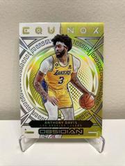 Anthony Davis [Yellow Flood] #22 Basketball Cards 2022 Panini Obsidian Equinox Prices