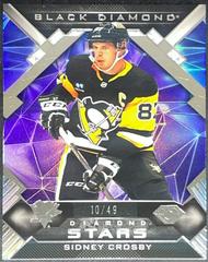 Sidney Crosby [Purple] #BDS-SC Hockey Cards 2022 Upper Deck Black Diamond Stars Prices