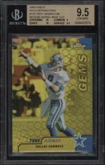 Troy Aikman [Gold Refractor] #135 Football Cards 1999 Topps Finest Prices