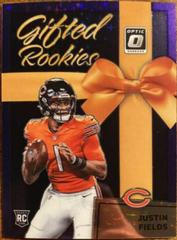 Justin Fields [Purple Stars] #GR-4 Football Cards 2021 Panini Donruss Optic Gifted Rookies Prices