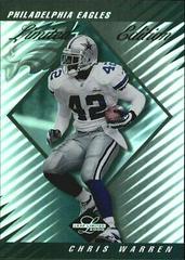 Chris Warren [Limited Edition] Football Cards 2000 Leaf Limited Prices