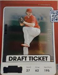 Aaron Nola [Draft Blue] #93 Baseball Cards 2021 Panini Contenders Prices