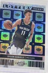 Dyson Daniels #8 Basketball Cards 2022 Panini Contenders Optic Lottery Ticket Prices