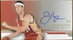 Jason Kapono #AS-KO Basketball Cards 2003 SP Signature Authentic Signature Prices