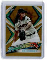 Dereck Rodriguez [Gold Refractor] #FS-8 Baseball Cards 2019 Topps Chrome Future Stars Prices