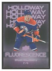 Dylan Holloway [Magenta] #F-20 Hockey Cards 2022 Upper Deck Fluorescence Prices