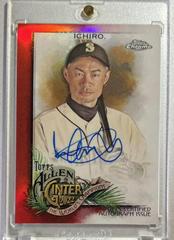 Ichiro [Red] #AGA-I Baseball Cards 2022 Topps Allen & Ginter Chrome Autographs Prices