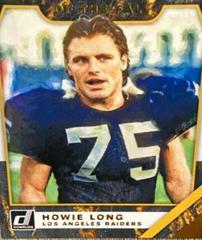 Howie Long Football Cards 2019 Donruss Legends of the Fall Prices