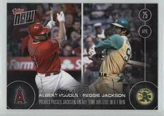Albert Pujols, Reggie Jackson Baseball Cards 2016 Topps Now Prices