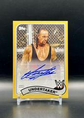Undertaker [Gold] #A-UN Wrestling Cards 2018 Topps WWE Heritage Autographs Prices