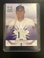 Sergio Santos [Game Used Jersey] Baseball Cards 2002 Upper Deck Prospect Premieres Prices