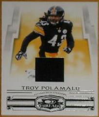 Troy Polamalu [Jersey] #112 Football Cards 2007 Panini Donruss Threads Prices