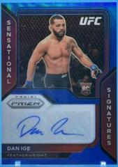 Dan Ige [Blue] #SS-DIG Ufc Cards 2021 Panini Prizm UFC Sensational Signatures Prices