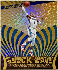 Russell Westbrook #20 Basketball Cards 2018 Panini Revolution Shock Wave Prices
