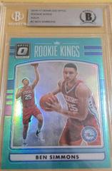 Ben Simmons [Aqua] #2 Basketball Cards 2016 Panini Donruss Optic Rookie Kings Prices