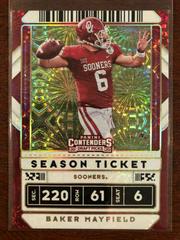 Baker Mayfield [Touchdown] #8 Football Cards 2020 Panini Contenders Draft Picks Prices