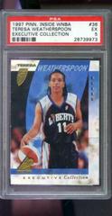 Teresa Weatherspoon [Executive Collection] Basketball Cards 1997 Pinnacle Inside WNBA Prices