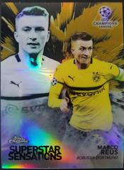 Marco Reus [Gold Refractor] #SS-MR Soccer Cards 2018 Topps Chrome UEFA Champions League Superstar Sensations Prices