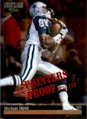 Michael Irvin [Printer's Proofs Silver] Football Cards 1995 Pro Line Prices