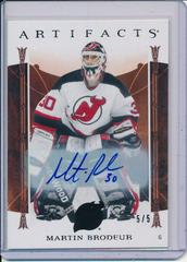 Martin Brodeur [Black Autograph] Hockey Cards 2022 Upper Deck Artifacts Prices