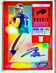 Josh Allen [Autograph Red] Football Cards 2018 Panini Contenders Optic Prices