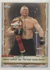 Brock Lesnar Def. 'The New' Daniel Bryan #29 Wrestling Cards 2020 Topps WWE Road to WrestleMania Prices