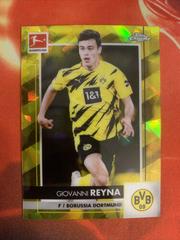 Giovanni Reyna [Refractor] #33 Soccer Cards 2020 Topps Chrome Bundesliga Prices
