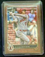 Shohei Ohtani [Ben Baller Rose Gold] Baseball Cards 2022 Topps Chrome Prices