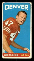 John McGeever Football Cards 1965 Topps Prices