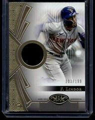 Francisco Lindor #T1R-FL Baseball Cards 2023 Topps Tier One Relics Design A Prices
