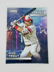 Mike Trout #CFPRO-1 Baseball Cards 2023 Stadium Club Chief Fantasy Professionals Prices