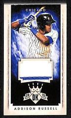 Addison Russell [Silver Materials] #202 Baseball Cards 2015 Panini Diamond Kings Prices