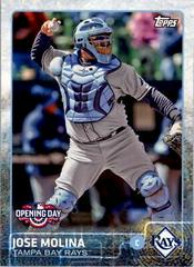 Jose Molina #133 Baseball Cards 2015 Topps Opening Day Prices