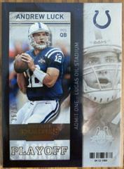 Andrew Luck [Playoff Ticket] #33 Football Cards 2013 Panini Contenders Prices