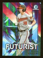 Heston Kjerstad [Aqua Refractor] #FUT-HK Baseball Cards 2021 Bowman Chrome Futurist Prices