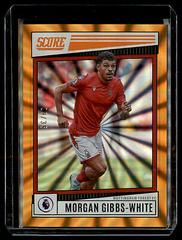 Morgan Gibbs White [Orange Lasers] Soccer Cards 2022 Panini Score Premier League Prices