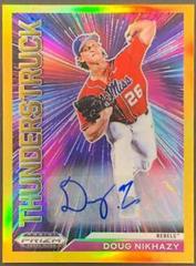 Doug Nikhazy [Autograph Gold Prizm] #T-DN Baseball Cards 2021 Panini Prizm Draft Picks Thunderstruck Prices