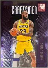 LeBron James #3 Basketball Cards 2023 Donruss Elite Craftsmen Prices