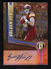 Sam Howell [Platinum] #GDA-SHO Football Cards 2022 Panini Gold Standard Golden Debuts Autographs Prices