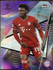 Alphonso Davies [Purple] Soccer Cards 2021 Topps Finest UEFA Champions League Prices