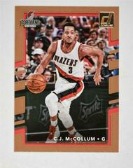 C.J. McCollum #123 Basketball Cards 2017 Panini Donruss Prices