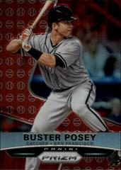 Buster Posey [Red Baseball Prizm] Baseball Cards 2015 Panini Prizm Prices