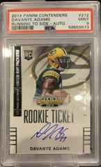 Davante Adams [Running to Side Autograph Championship Ticket] Football Cards 2014 Panini Contenders Prices